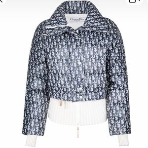 ISO! Christian Dior Navy Diorissimo Puffer Jacket